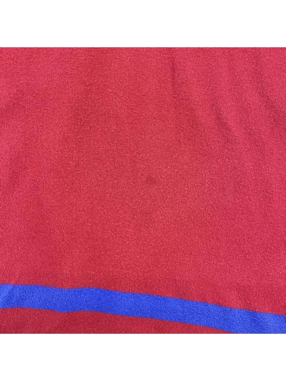 Vintage G.H. Bass & Co. Rugby Polo Shirt Green Navy Red Striped Men's M - Picture 7 of 7